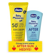 Chicco Baby Moments Sun Güneş Sprey Spf 50+ 150 ml + After Sun Hediye