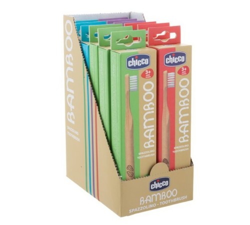 Chicco Bamboo Diş Fırçası 3+ Yaş Chicco Bamboo Diş Fırçası 3+ Yaş