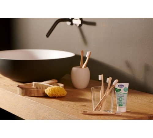 Chicco Bamboo Diş Fırçası 3+ Yaş Chicco Bamboo Diş Fırçası 3+ Yaş