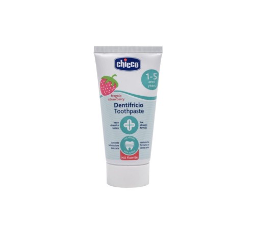 Chicco Çilekli Diş Macunu 12 Ay+ 50 ml Chicco Çilekli Diş Macunu 12 Ay+ 50 ml