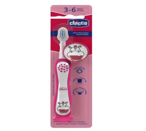 Chicco Diş Fırçası 3-6 Yaş Hippo
