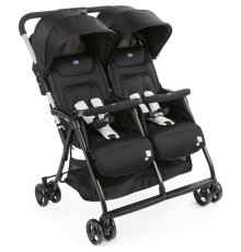 Chicco Ohlala Twin İkiz Bebek Arabası Black Nigth