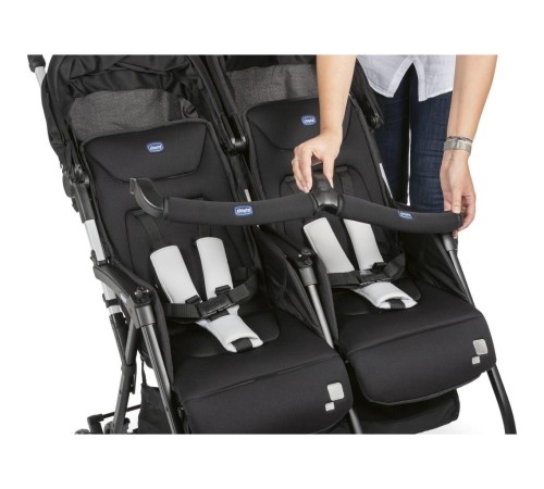 Chicco Ohlala Twin İkiz Bebek Arabası Black Nigth Chicco Ohlala Twin İkiz Bebek Arabası Black Nigth