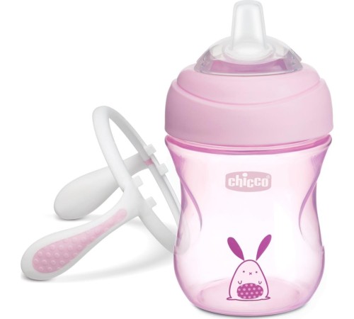 Yumuşak Uçlu Geçiş Bardağı 4 Ay+ Kız 200 ml Yumuşak Uçlu Geçiş Bardağı 4 Ay+ Kız 200 ml