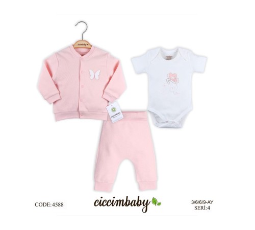 4588 Zıbın Takım Pembe 4588 Zıbın Takım Pembe