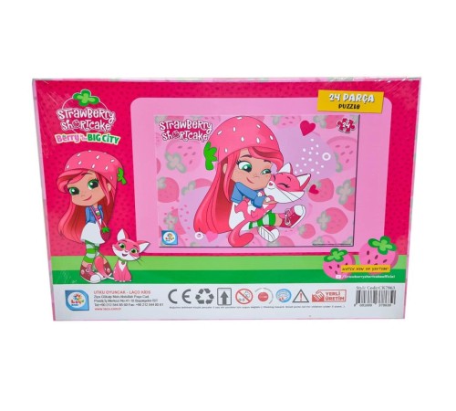 CK7863 Çilek Kız 24 Parça Frame Puzzle 2 - Utku Oyuncak CK7863 Çilek Kız 24 Parça Frame Puzzle 2 - Utku Oyuncak