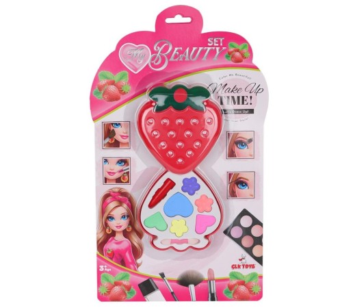 CLK-423 Tekli Çilek Makyaj Seti -Çalkan Plastik CLK-423 Tekli Çilek Makyaj Seti -Çalkan Plastik