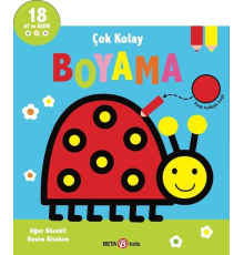 Çok Kolay Boyama Uğur Böcekli Resim Kitabım