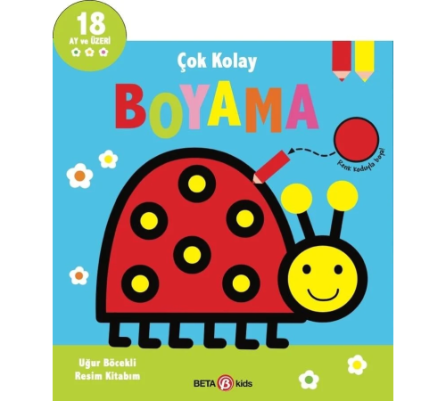Çok Kolay Boyama Uğur Böcekli Resim Kitabım Çok Kolay Boyama Uğur Böcekli Resim Kitabım
