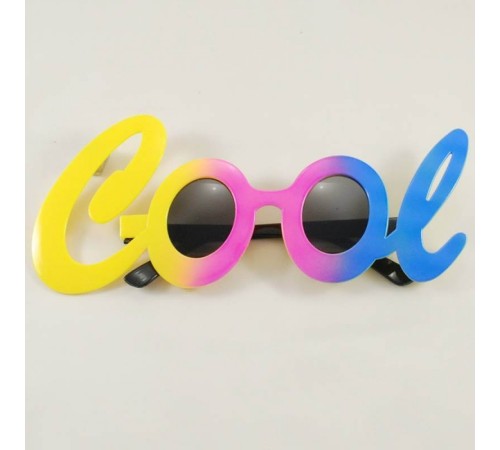 Cool Yazılı Rengarenk Parti Gözlüğü 21x8 cm Cool Yazılı Rengarenk Parti Gözlüğü 21x8 cm