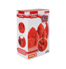 Crafy Kırmızı Kinetik Kum 500 g