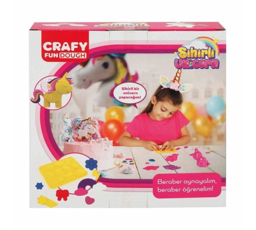 Crafy Sihirli Unicorn Oyun Hamuru Seti 11 Parça Crafy Sihirli Unicorn Oyun Hamuru Seti 11 Parça
