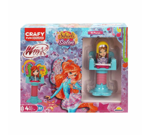 Crafy Winx Sihirli Salon Oyun Hamur Seti 15 Parça Crafy Winx Sihirli Salon Oyun Hamur Seti 15 Parça