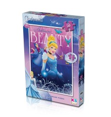 CRL709 KS, Cinderella  50 Parça Çocuk Puzzle