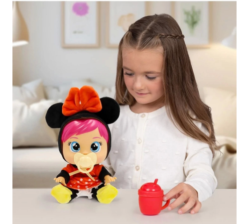 Cry Babies Love and Care Minnie Kostümlü Bebek Cry Babies Love and Care Minnie Kostümlü Bebek