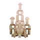 CS-8832 NATURAL AHŞAP BLOK 50 PARÇA