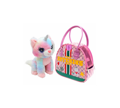 Cutekins Peluş Caticorn Posh Taşıma Çantalı Cutekins Peluş Caticorn Posh Taşıma Çantalı