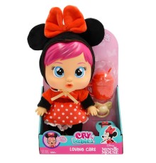 CYB69000 Cry Babies Love and Care Minnie Kostümlü Bebek
