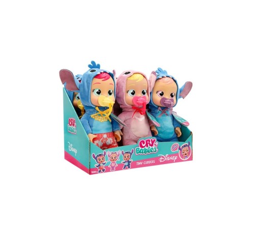 CYB77000 Cry Babies Ağlayan Yumuş Stitch Karakteri Kostümlü