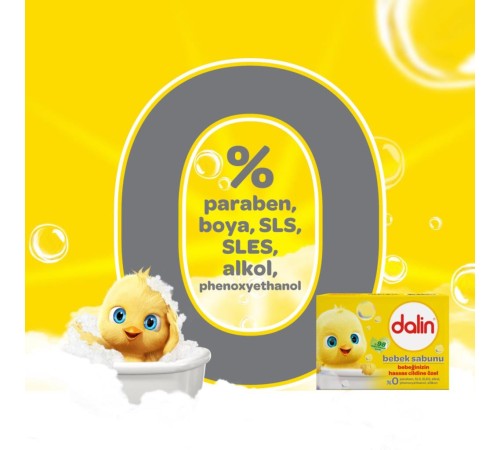 Dalin Bebek Sabunu 100 Gr Dalin Bebek Sabunu 100 Gr