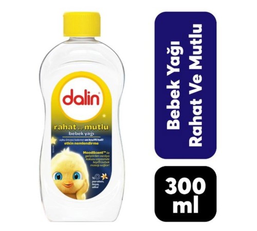 Dalin Rahat ve Mutlu Bebek Yağı 300 ml Dalin Rahat ve Mutlu Bebek Yağı 300 ml