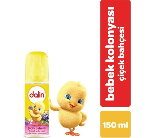 Dalin Sprey Bebek Kolonyası Çiçek Bahçesi 150 ml Dalin Sprey Bebek Kolonyası Çiçek Bahçesi 150 ml