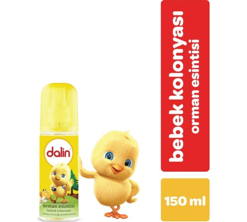 Dalin Sprey Bebek Kolonyası Orman Esintisi 150 ml Dalin Sprey Bebek Kolonyası Orman Esintisi 150 ml