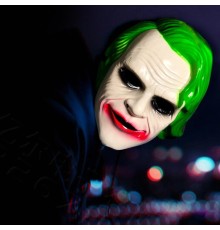 The Dark Knight Joker Maskesi Yeşil