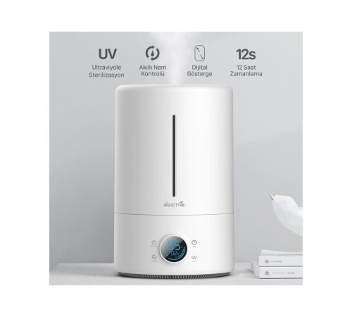 Deerma Ultraviyole Ultrasonic Soğuk Buhar Makinesi F628S Deerma Ultraviyole Ultrasonic Soğuk Buhar Makinesi F628S