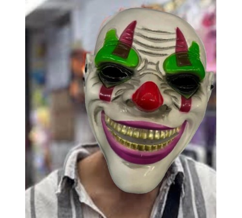 Delirten Gülüş Psikopat Palyaço Temalı Joker Maskesi Delirten Gülüş Psikopat Palyaço Temalı Joker Maskesi