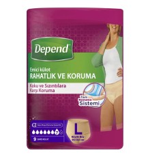Depend Emici Külot Büyük Boy Kadın 9 Adet