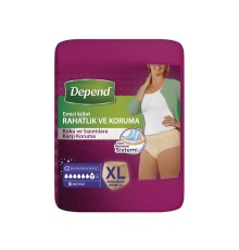 Depend Emici Külot Extra Büyük Boy Kadın 9 Adet