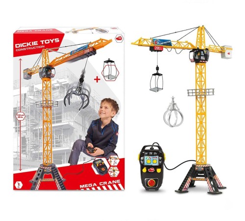 Dickie Hareketli Mega Vinç Kule 120 cm Dickie Hareketli Mega Vinç Kule 120 cm