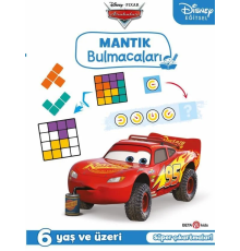 Disney Eğitsel Arabalar Çıkartmalı Mantık Bulmacaları