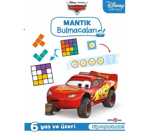Disney Eğitsel Arabalar Çıkartmalı Mantık Bulmacaları Disney Eğitsel Arabalar Çıkartmalı Mantık Bulmacaları