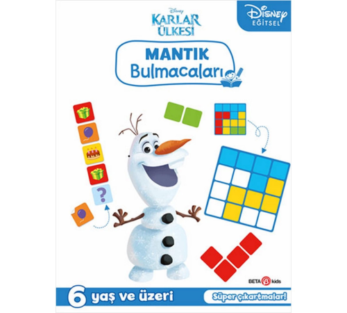 Disney Eğitsel Karlar Ülkesi Çıkartmalı Mantık Bulmacaları Disney Eğitsel Karlar Ülkesi Çıkartmalı Mantık Bulmacaları