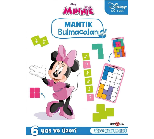 Disney Eğitsel Minnie Çıkartmalı Mantık Bulmacaları Disney Eğitsel Minnie Çıkartmalı Mantık Bulmacaları