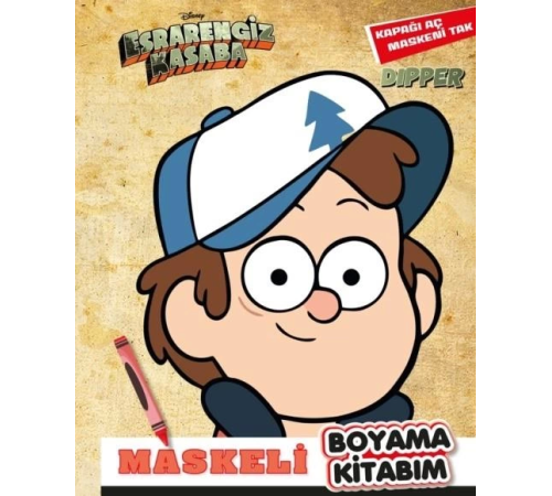 Disney Esrarengiz Kasaba Maskeli Boyama Dipper Disney Esrarengiz Kasaba Maskeli Boyama Dipper