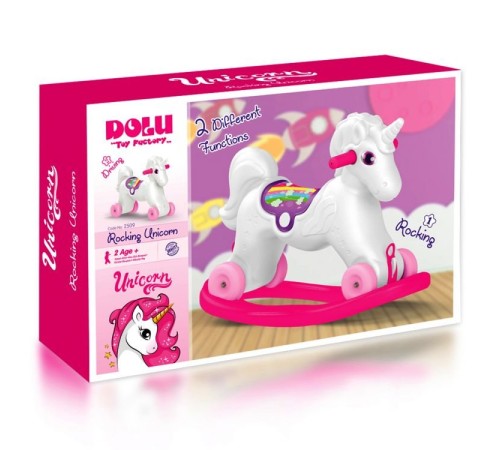 Dolu Unicorn Sallanan Tekerlekli At Dolu Unicorn Sallanan Tekerlekli At