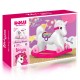 Dolu Unicorn Sallanan Tekerlekli At