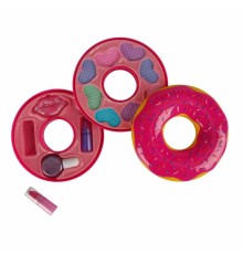 Donut Şekilli 2 Katlı Makyaj Güzellik Seti
