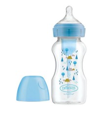 PP Geniş Ağız Options Biberon 270 ml Mavi