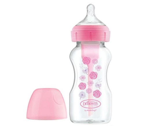 PP Geniş Ağız Options Biberon 270 ml Pembe PP Geniş Ağız Options Biberon 270 ml Pembe