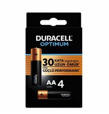 Duracell 4Lü Optimum AA Kalem Pil
