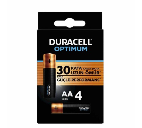 Duracell 4Lü Optimum AA Kalem Pil Duracell 4Lü Optimum AA Kalem Pil