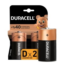 Duracell Basic D Boy Pil 2Li