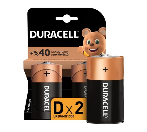 Duracell Basic D Boy Pil 2Li Duracell Basic D Boy Pil 2Li