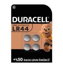 Duracell Özel Alkalin 4'Lü 1,5V Düğme Pil LR44