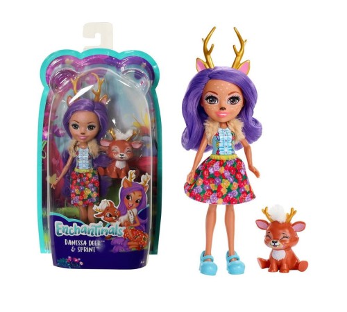 DVH87 Enchantimals Ana Karekter Bebekler / +4 yaş