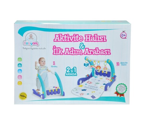 E0633 AKTİVİTE HALISI İLK ADIM ARABASI MAVİ E0633 AKTİVİTE HALISI İLK ADIM ARABASI MAVİ